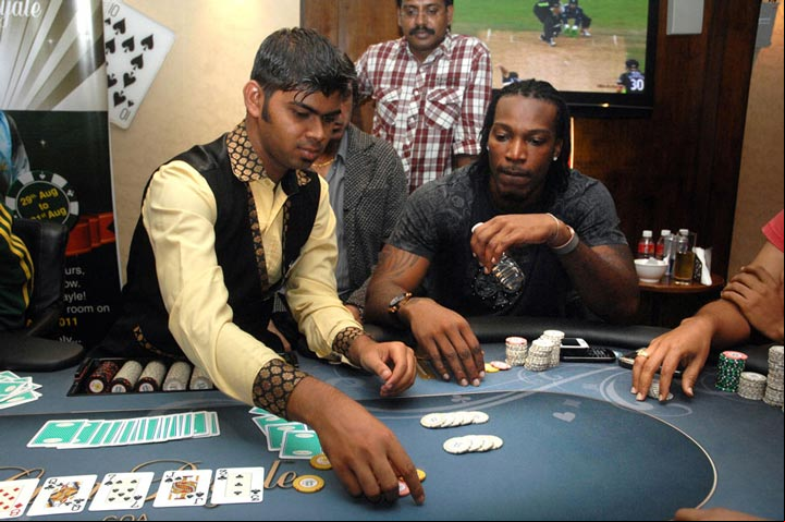 Chris Gayle Poker