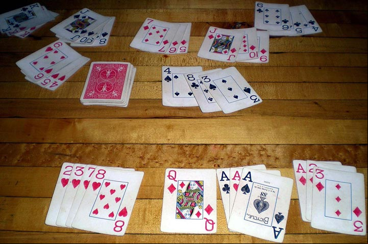 Rummy playing cards